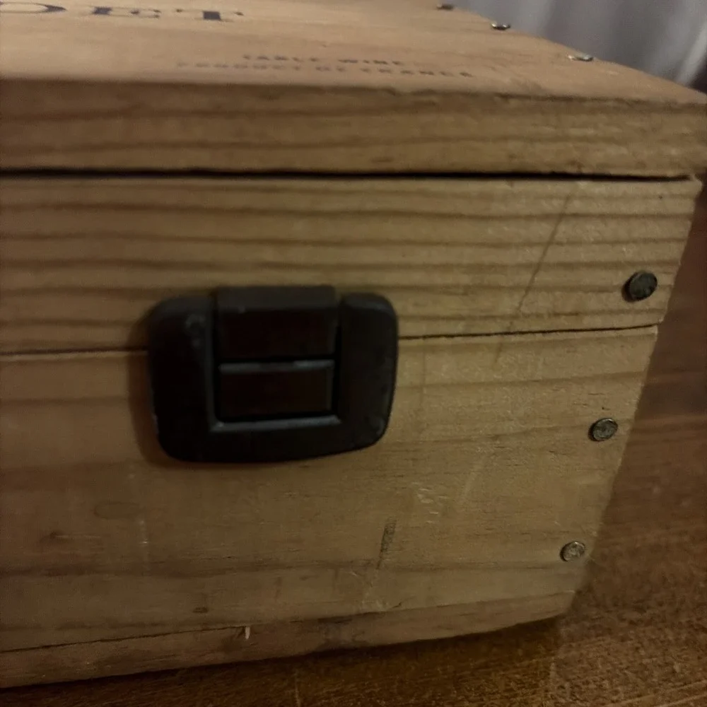 Vintage Baron‎ Philippe De Rothschild Mouton-Cadet Wooden Wine Box